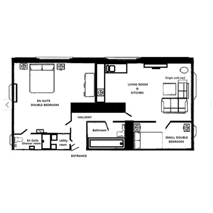 Glasgow City Centre Apartment Экстерьер фото